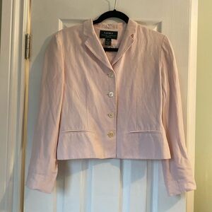 Ralph Lauren Silk Linen blend Blazer - size 8